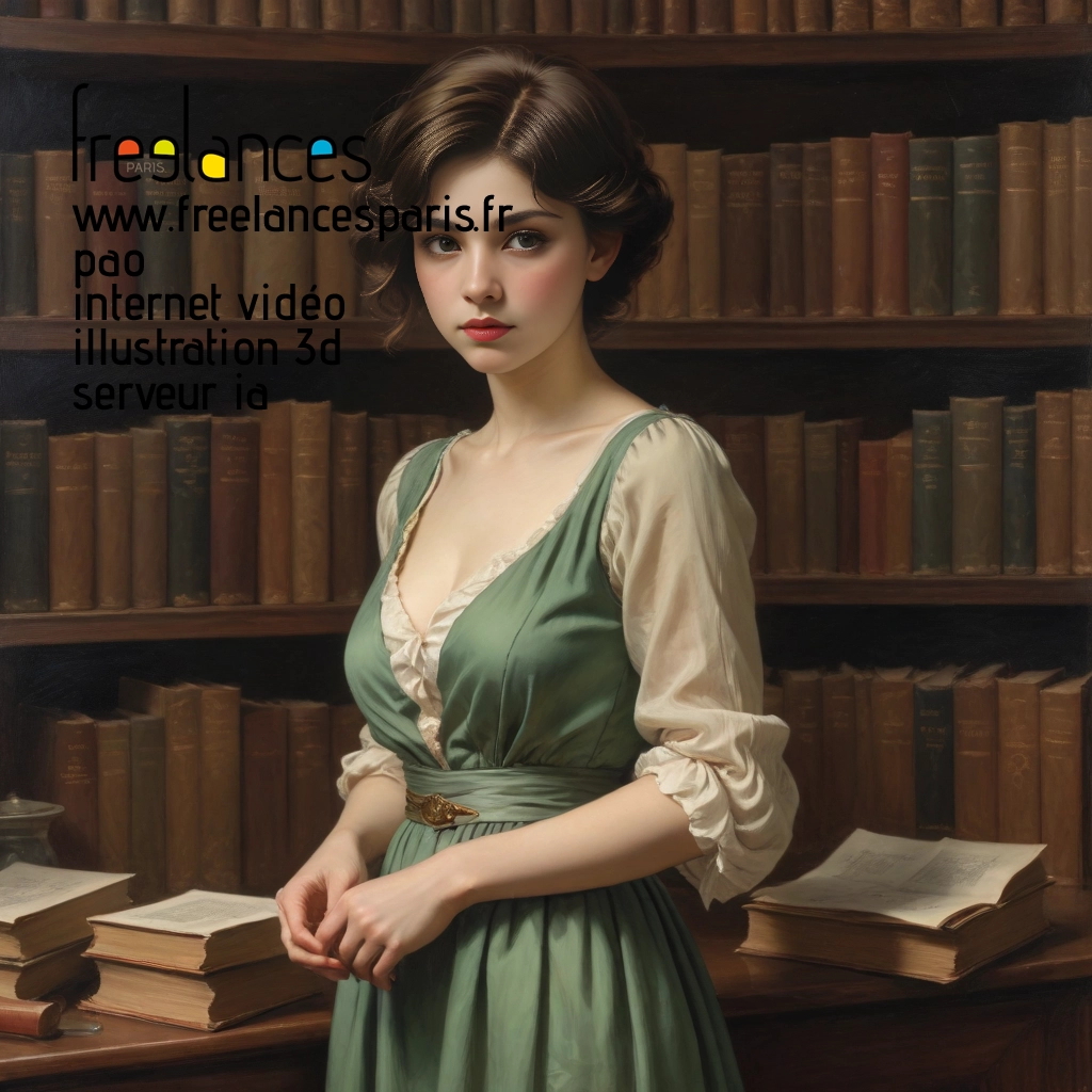 Pao mise en page internet vidéo illustration 3d serveur IA générative AI freelance paris studio de création magazines PI3WDO10